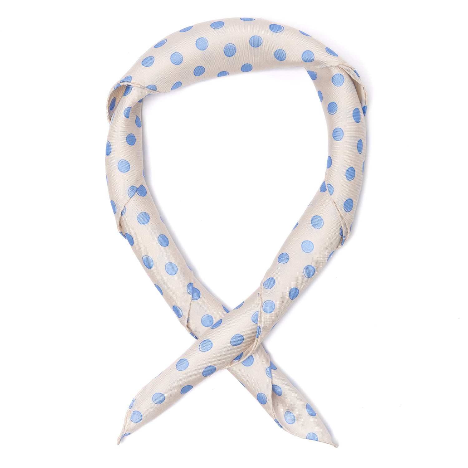Bandana "Gentiluomini di Puglia" made of pure Silk - hand-rolled